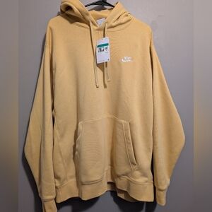 Nike Men's Beige Hoodie